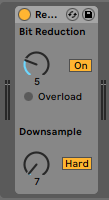 Ableton Redux Bitcrusher