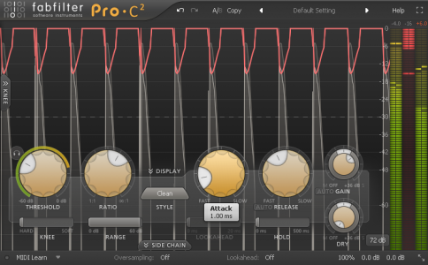 Compressor Fast Attack Time