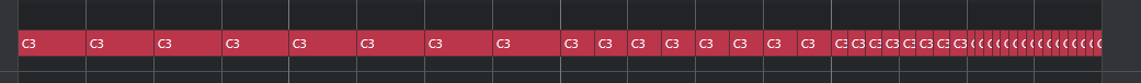 Contrasting Note Densities in a Snare Drum Roll