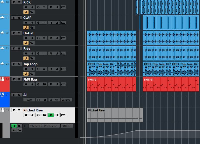 Pitched Synth Riser