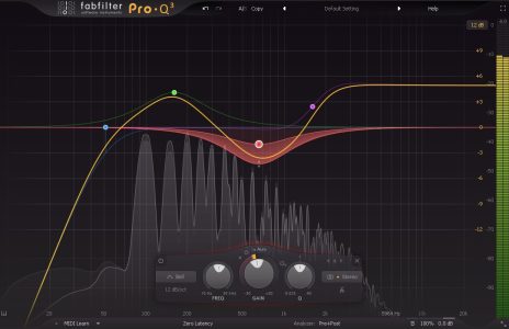 Fabfilter Pro Q3 EQ Plugin