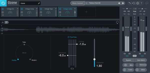 Izotope Ozone Mastering Plugin