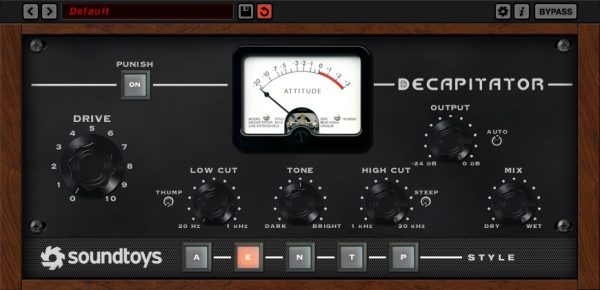 Soundtoys Decapitator Distortion Plugin