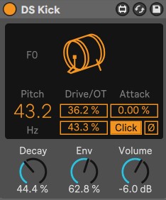 Ableton Drum Synths Kick