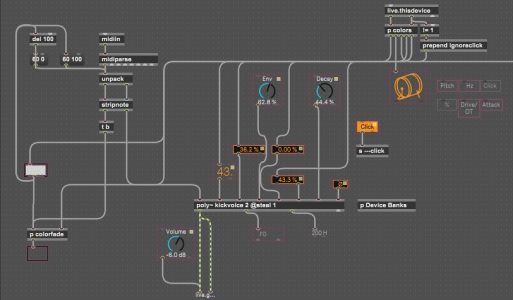 Max 4 Live DS Kick Synth