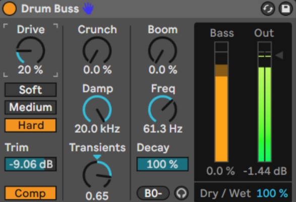 Ableton Drum Buss Plugin