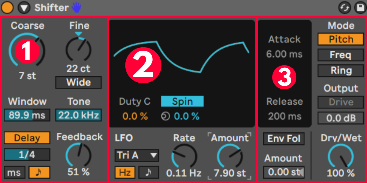 Ableton Shifter Audio Effect