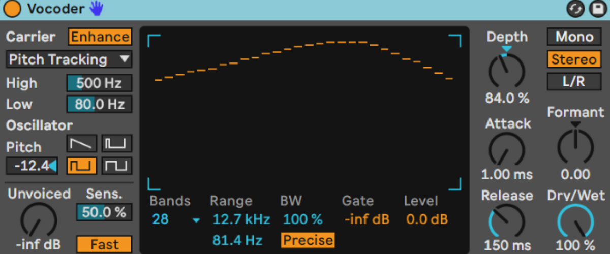 Vocoder Pitch Tracking