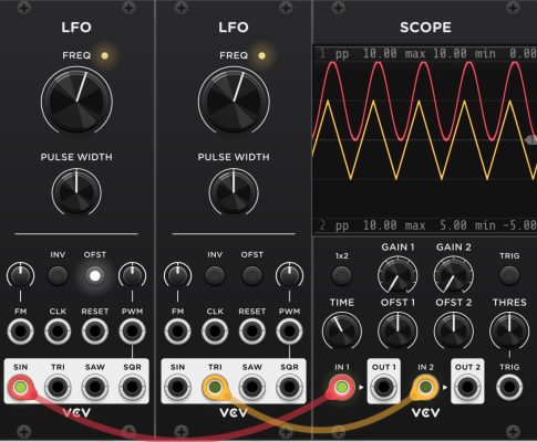 Bipolar Vs Unipolar LFOs in VCV Rack