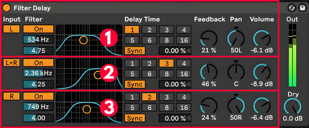 Ableton Filter Delay Overview