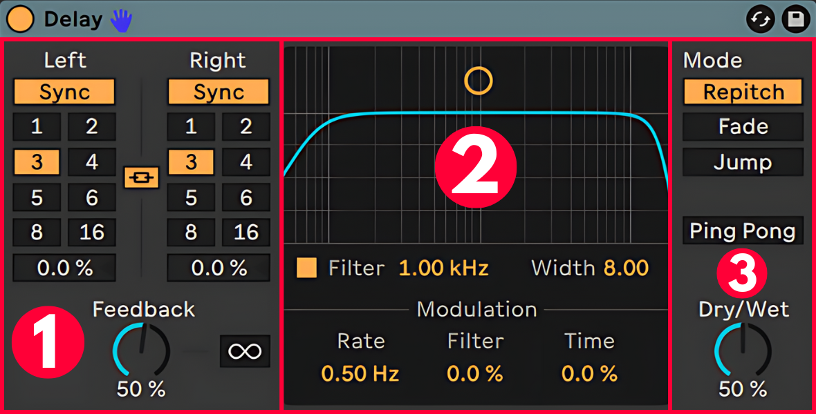 Ableton Delay Audio Effect