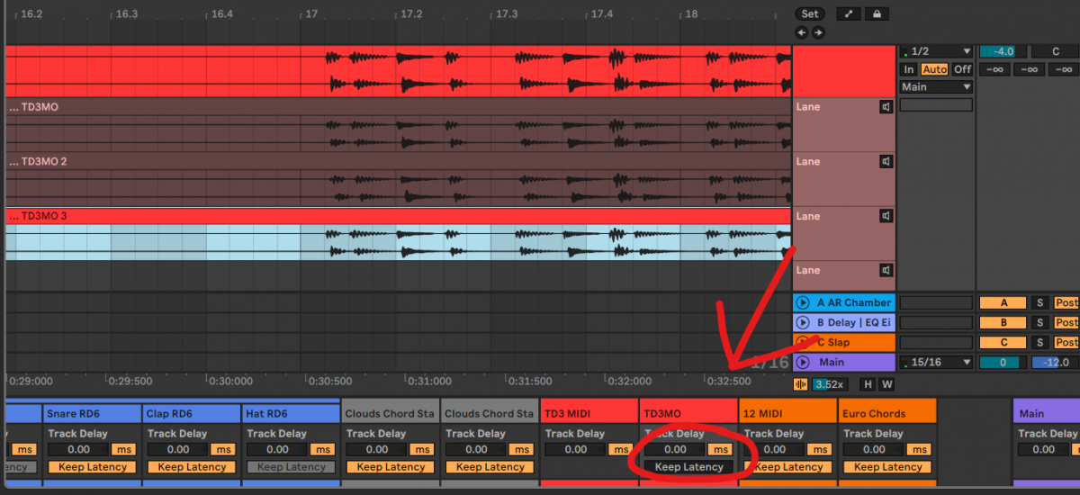 Keep Latency Ableton 12