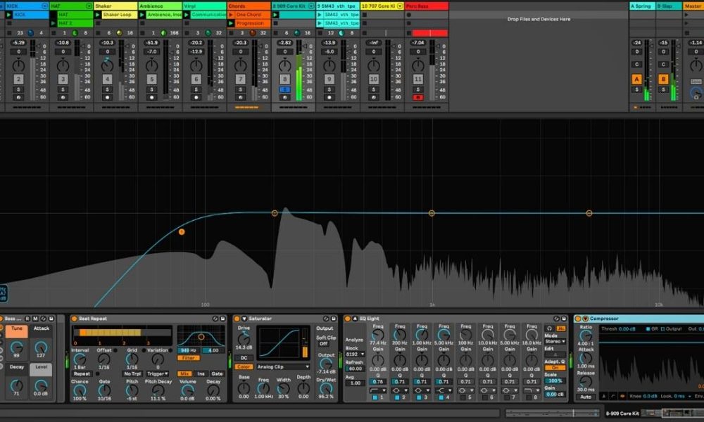 Producing with Ableton Plugins like EQ8